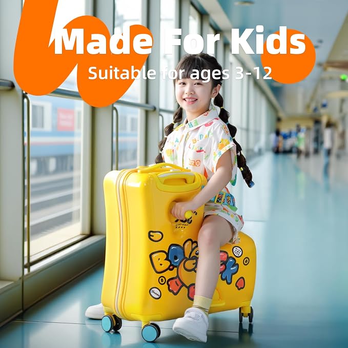 Kids' Lightweight Ride on Luggage - Image 2