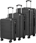 Luggage Sets 3 Piece, Expandable Hardside Suitcases by YOETEY