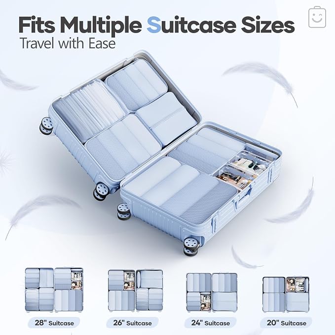 Veken 9/11 Set Compression Packing Cubes - Image 8