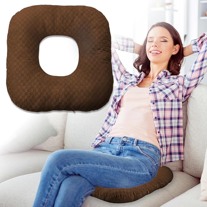 Stuffed Donut Pillow Seat Cushion | by Vinban