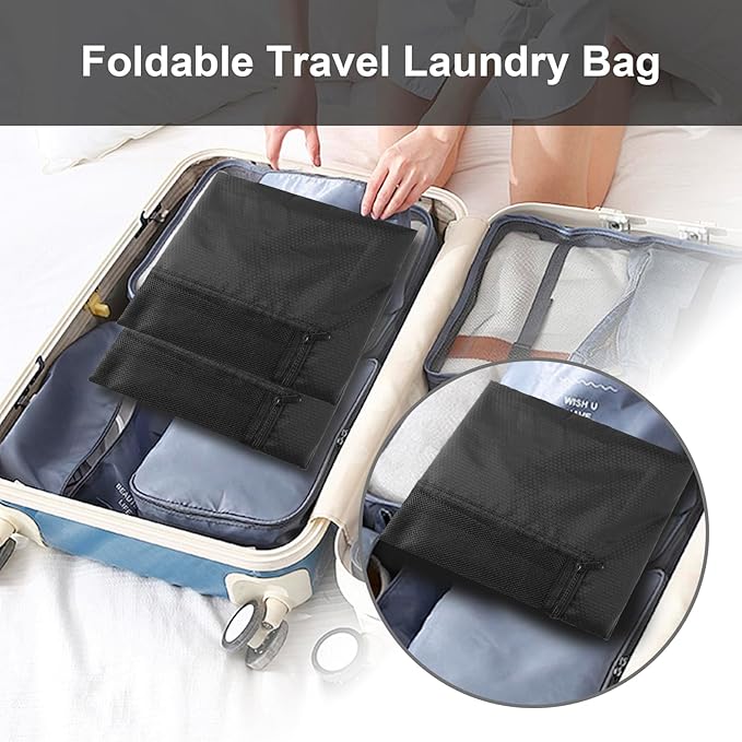 Femuar Laundry Bag Backpack Durable Laundry Bag - Image 6