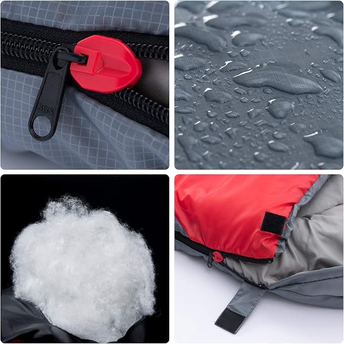 BISINNA Sleeping Bag with Pillow - Image 4