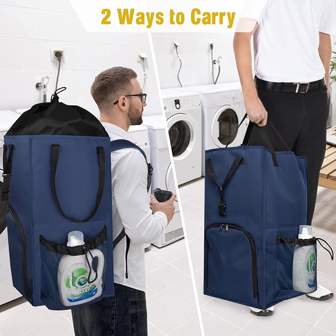 Laundry Bag Backpack Extra Large, 110L Laundry Backpack Heavy Duty - Image 4