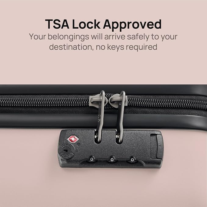 Carry on Luggage 22 X 14 X 9 Airline Approved, 20 Inch Luggage - Image 6