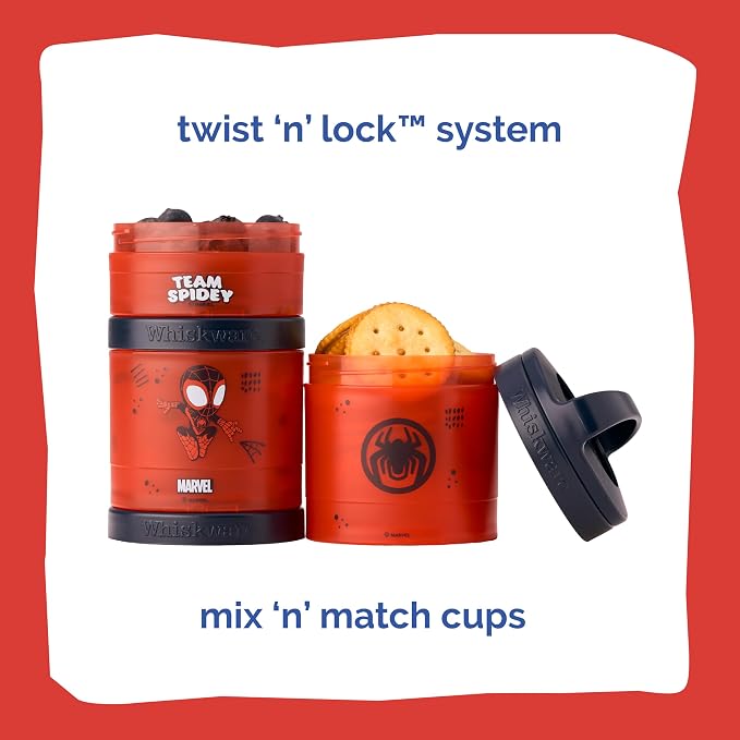 Whiskware Spider-Man Team Spidey Stackable Snack Containers - Image 3