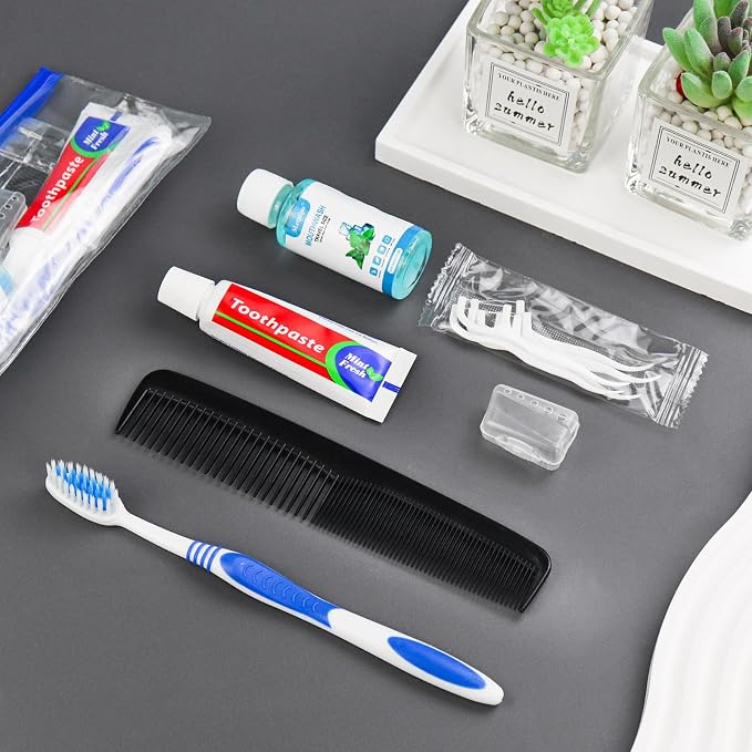 10 Set Travel Toothbrush Kit Bulk, Disposable Toothbrush - Image 8