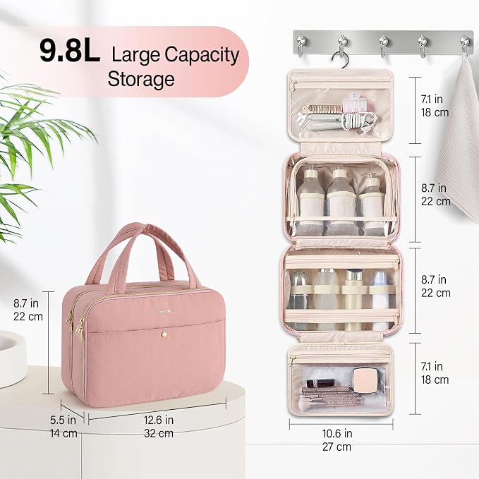 Hanke Hanging Travel Toiletry Bag - Image 2