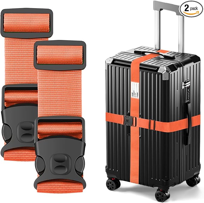 BILIONE Luggage Straps TSA Approved Add a Bag Premium Accessory by BILIONE