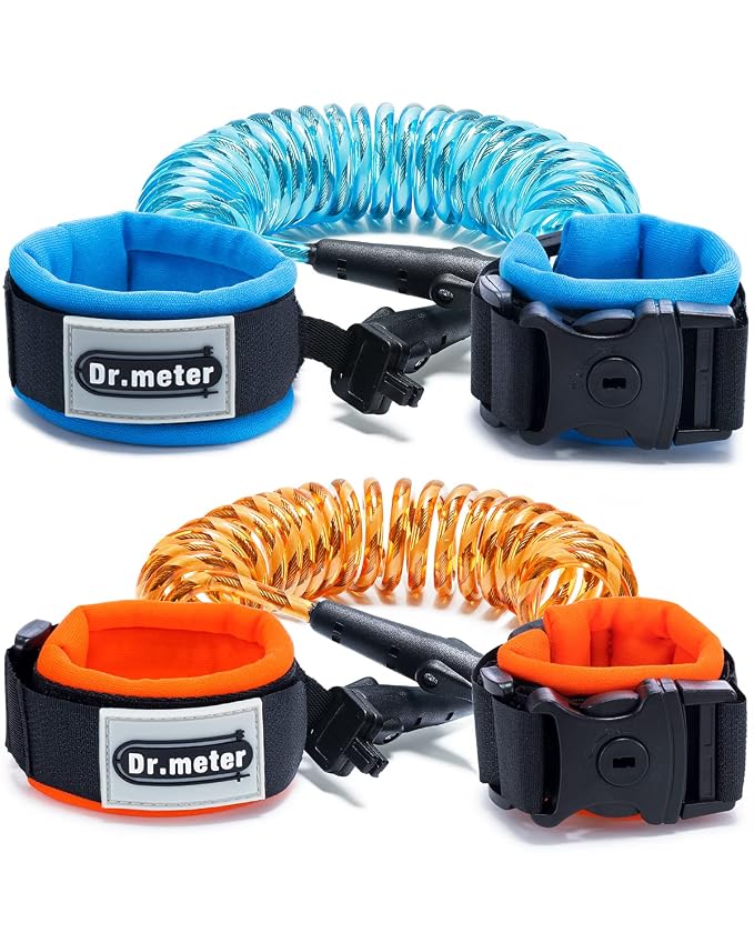 Dr.meter Toddler Leash, 2 Pack Safety Anti Lost Wrist Link by Drmeter