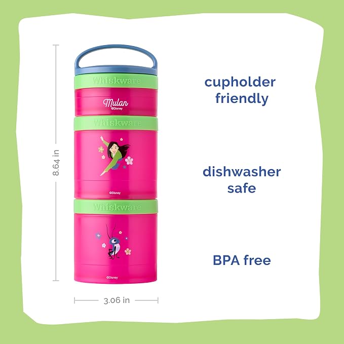 Whiskware Disney Princess Stackable Snack Containers - Image 2