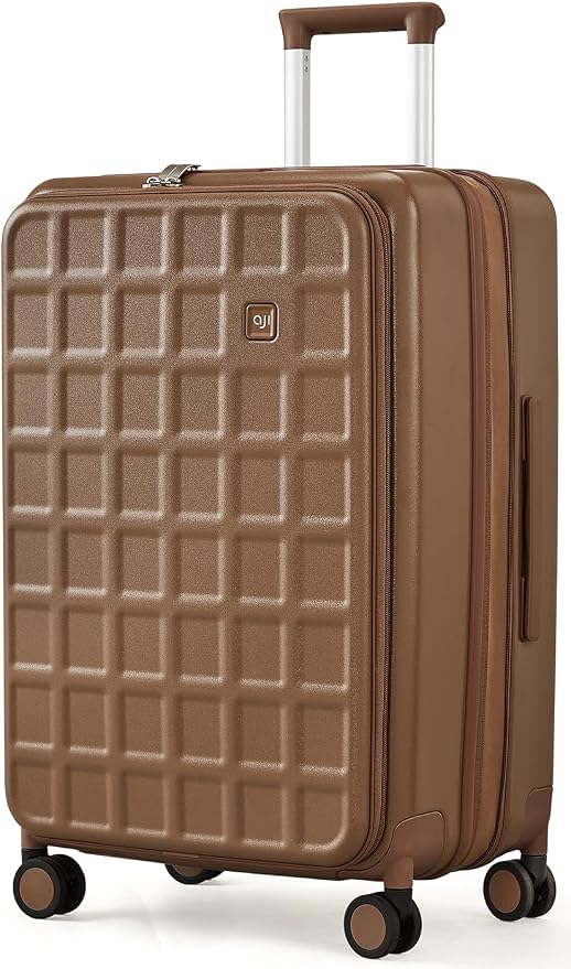 aji Expandable Top Opening 26 Inch Checked Luggage by AJIVALUESTYLISHQUALITY