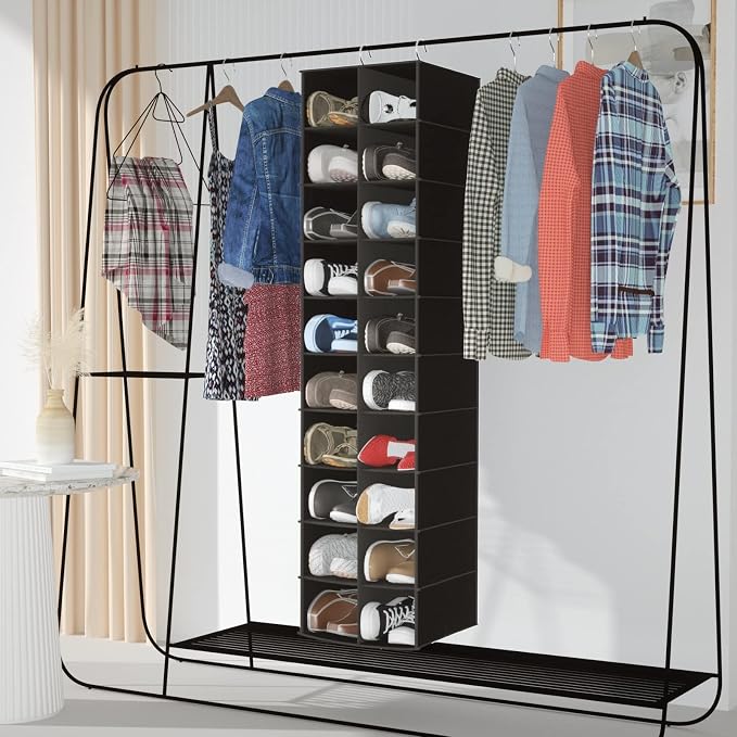 coastal rose Hanging Shoe Organizer - Image 2