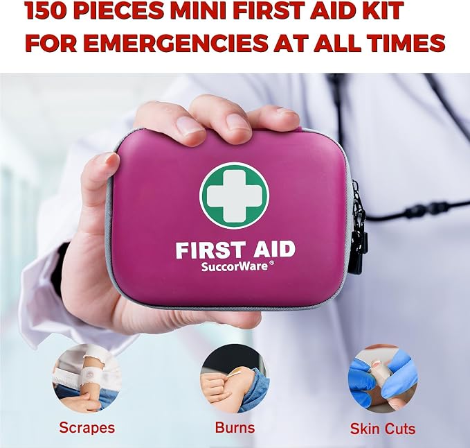 150 Pieces Mini First Aid Kit - Image 5