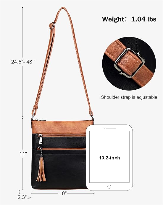 MASINTOR Crossbody Purses for Women, Adjustable Strap Shoulder Bag - Image 4