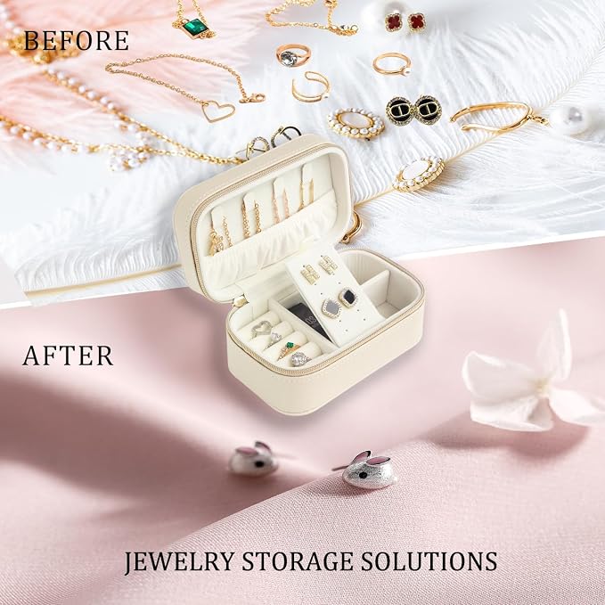 Travel Jewelry Case Bulk Of 4 For Women Weekend Trips - Image 5