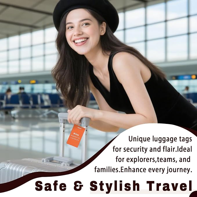 4 pcs Personalized Luggage Tags - Image 6