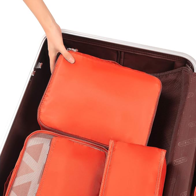 BAGAIL 8 Set Packing Cubes Luggage Packing Organizers - Image 6
