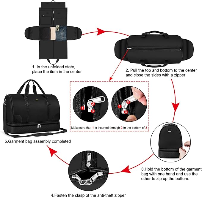 Convertible Travel Garment Bags - Image 7