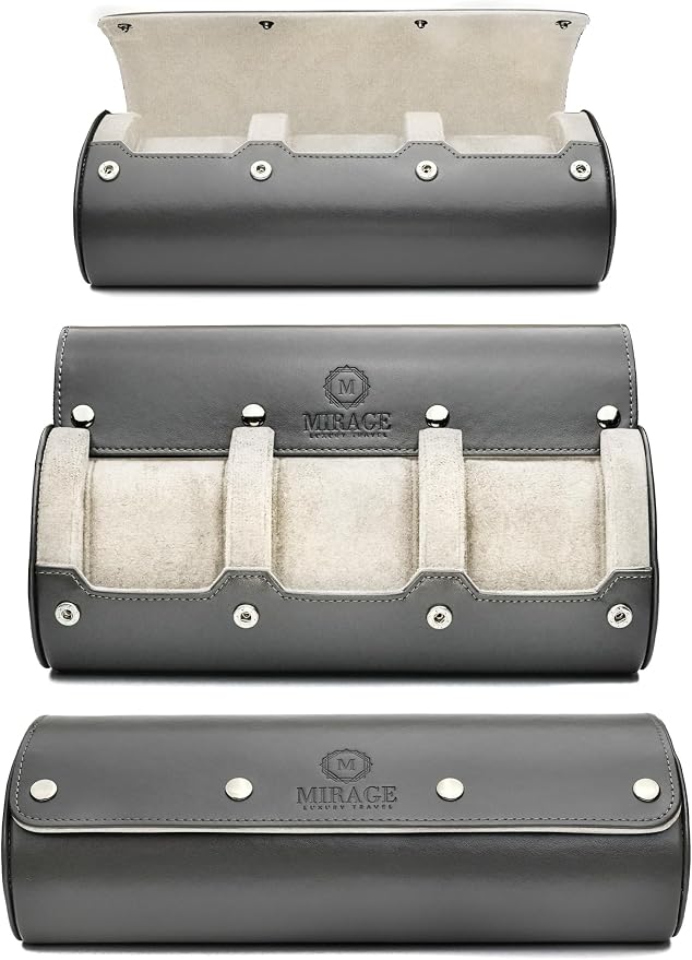 Watch Travel Case for Men by MirageLuxuryTravel