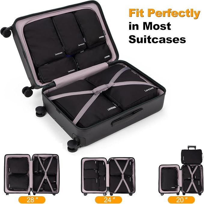 8 Set Compression Packing Cubes - Image 2