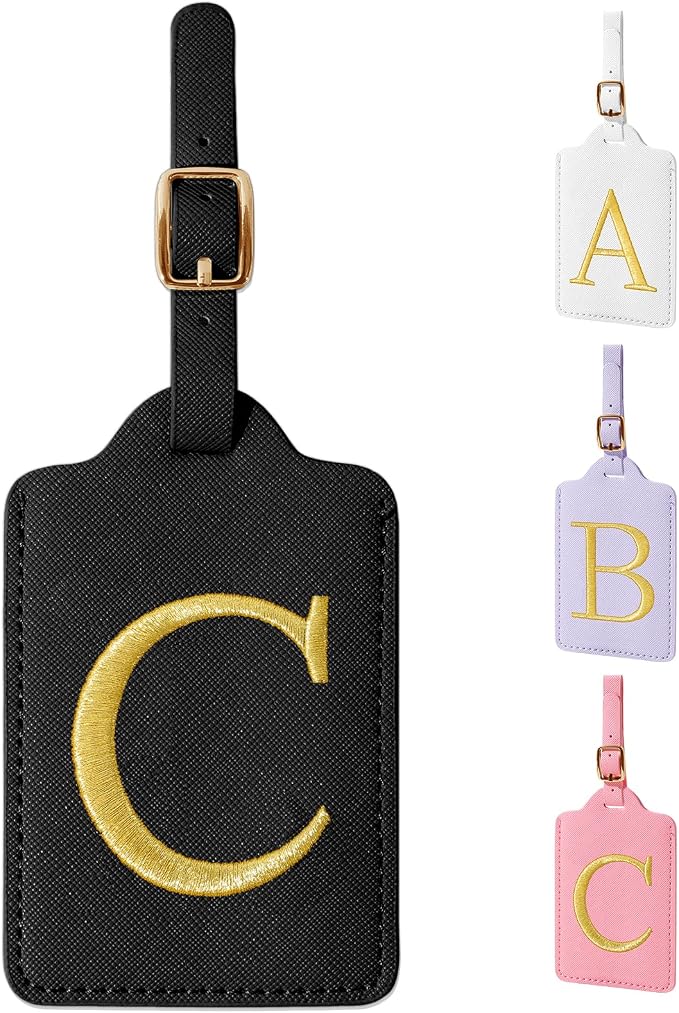 Personalized Initial Luggage Tags by izuzta