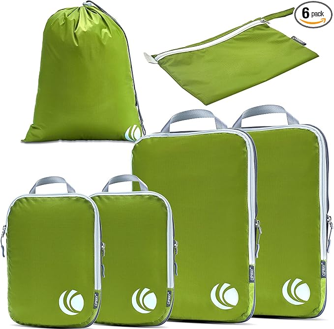 Cipway Compression Packing Cubes Set, Ultralight Expandable Travel Packing by Cipway