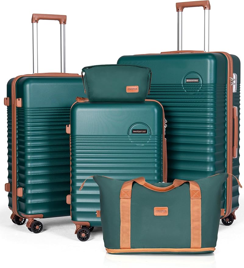 Luggage Sets 5 Piece, Suitcases by CONCEPTEN