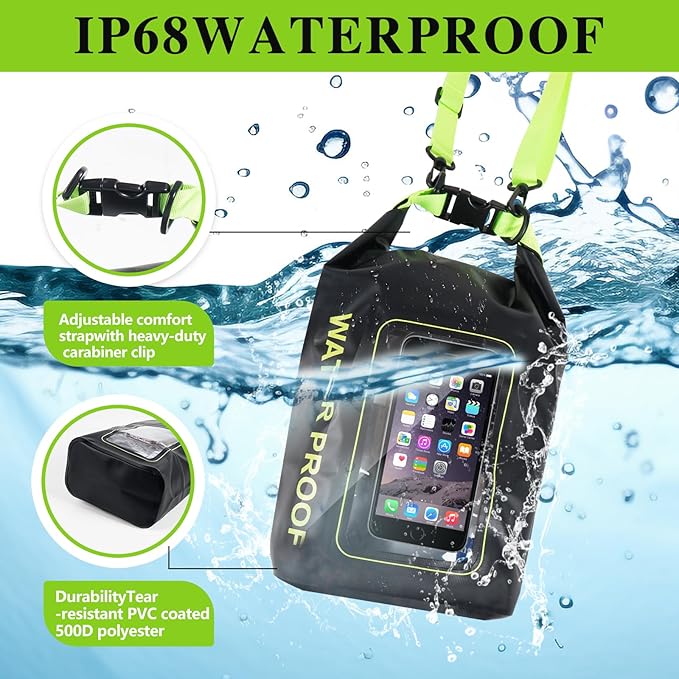 IP68 Waterproof Dry Bag, 2L - Image 3