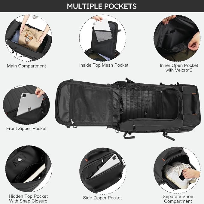 86L 30” Folding Duffle Backpack - Image 5