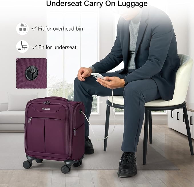 Hanke Underseat Carry On Luggage - Image 3