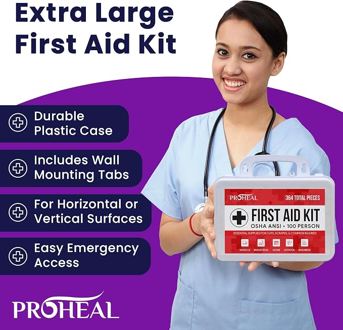100 Person OSHA Compliant First Aid Kit - Image 5