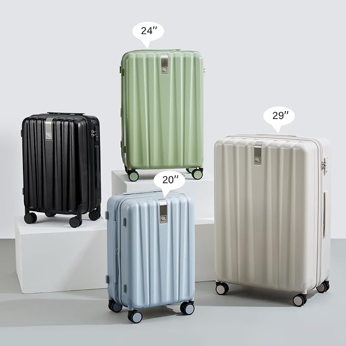 Hanke 24 Inch Expandable Checked Luggage Lightweight PC Hard Shell Luggage - Image 9