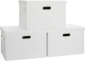 Large 17" 36 Quart Collapsible Stackable Storage Bins by GraciadecoStorage