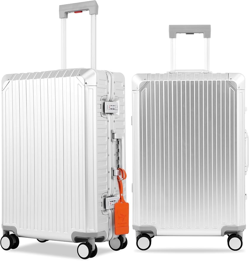 Mvst Luggage Premium All Aluminum Magnesium Carry On 20'' Lightweight Metal by KANGSHILU