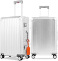 Mvst Luggage Premium All Aluminum Magnesium Carry On 20'' Lightweight Metal by KANGSHILU