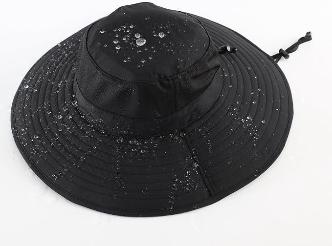 Home Prefer UPF50+ Mens Sun Hat Wide Brim Fishing Hat Foldable Large Brim UV - Image 8