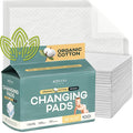 Organic Cotton Disposable Changing Pad Liners | Large 18x24 Hypoallergenic by Modera