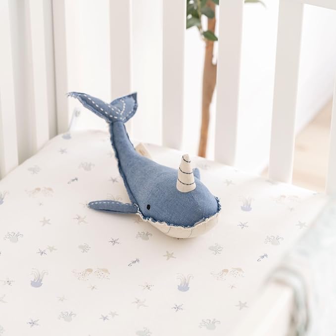 Crane Baby 100% Cotton Animal Nursery Sheet - Image 3