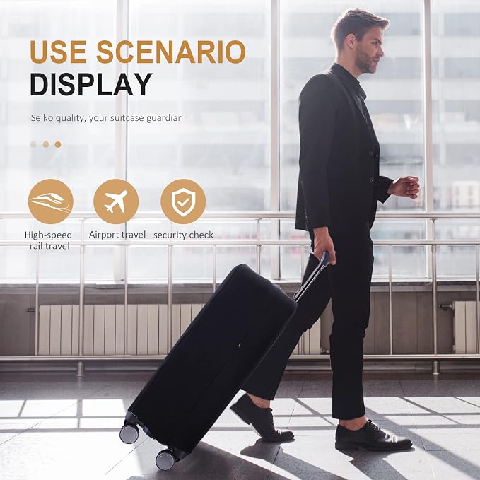 Travel Luggage Cover Suitcase Protector Scratch-Resistant Fit 19-31 Inch - Image 7
