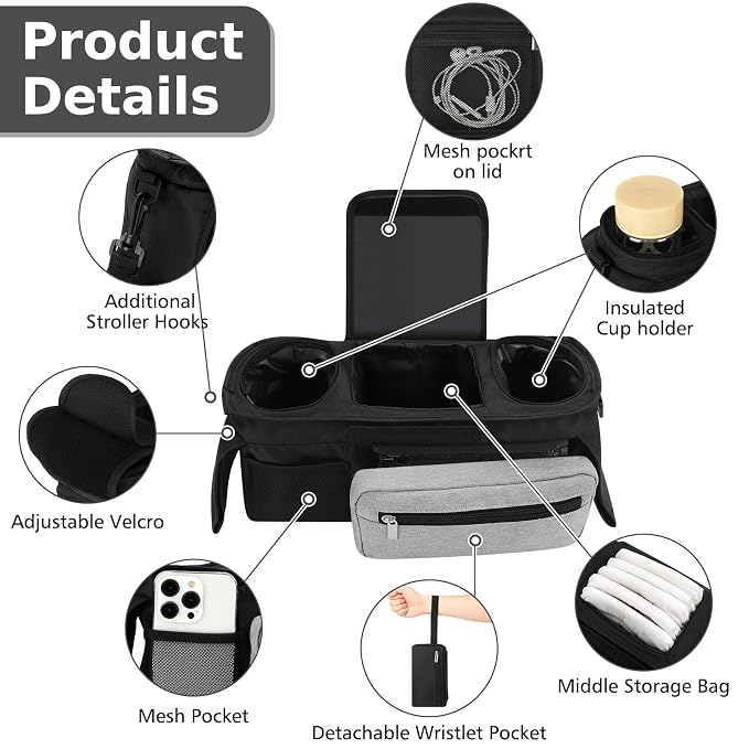 Accmor Universal Stroller Organizer - Image 4