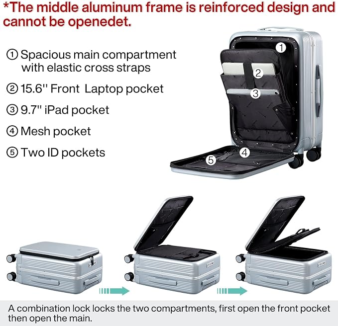 Hanke Grace Hard Shell Suitcases - Image 4