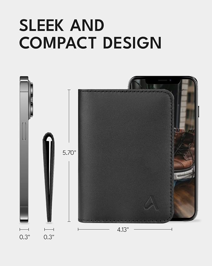 ALLIVE Passport Holder for Travel, Genuine Leather Passport Holder Women Men - Image 6