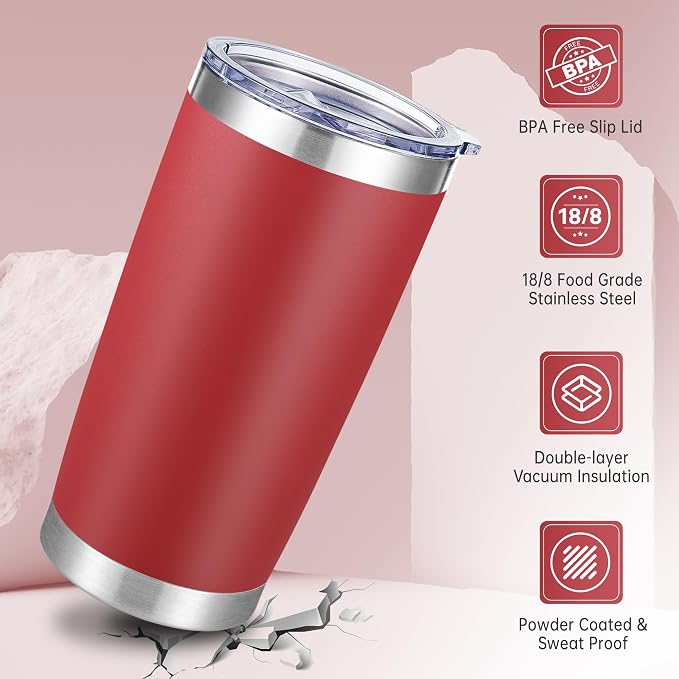 20 oz Tumblers Bulk Stainless Steel Tumbler - Image 3
