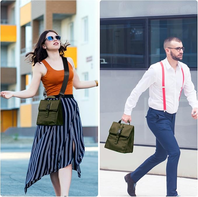 Insulated Foldable Lunch Bag- Lightweight Portable - Image 5