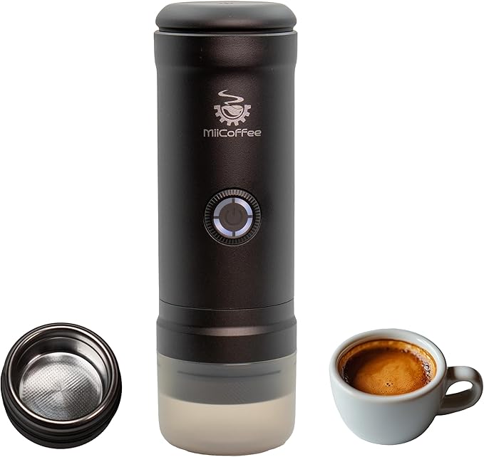 Eon Portable Espresso Machine, Travel Coffee Maker by MiiCoffee