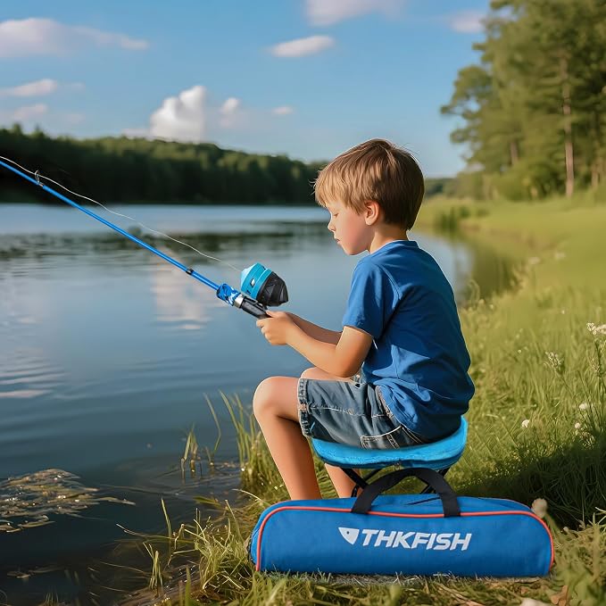 Kids Fishing Pole Set, Telescopic Fishing Rod Reel Combo Kids Starter Kit - Image 6