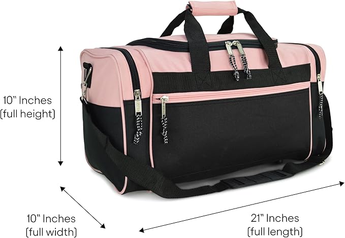 DALIX 21" Blank Sports Duffle Bag Gym Bag Travel Duffel - Image 7