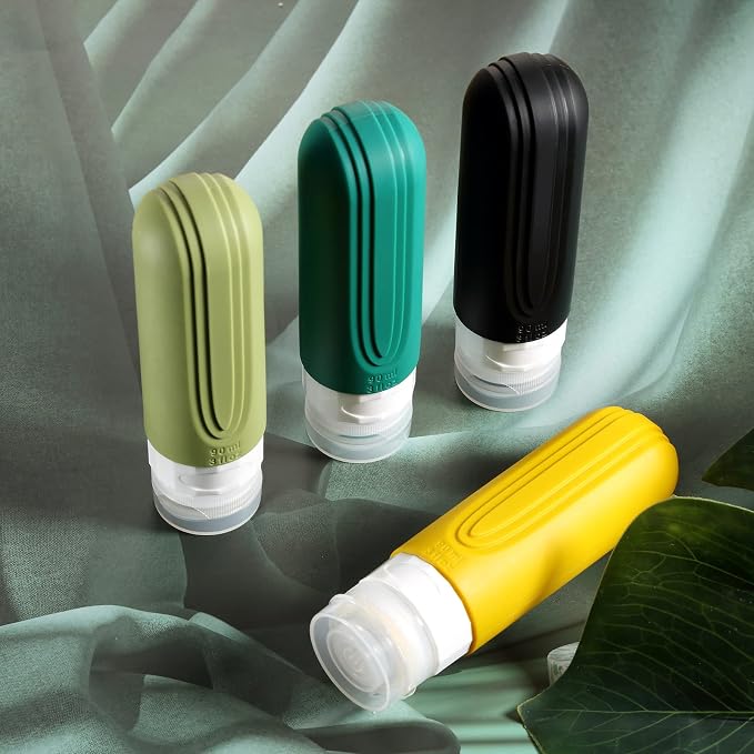 Travel Bottles for Toiletries, Tsa Approved 3oz Travel Size Containers BPA Free - Image 6