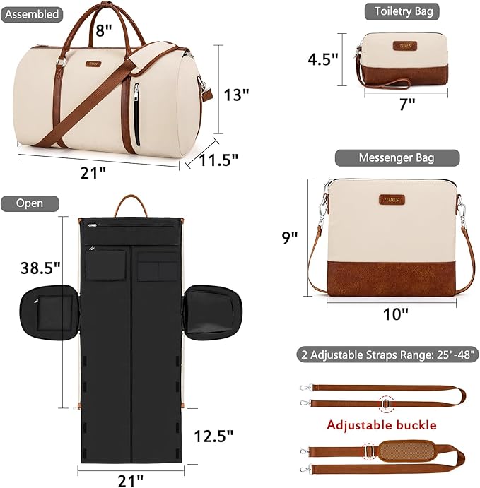 Convertible Garment Duffel Bags - Image 5