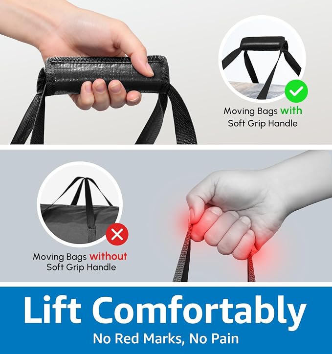 6 Pack Heavy Duty Moving Bags - Image 2